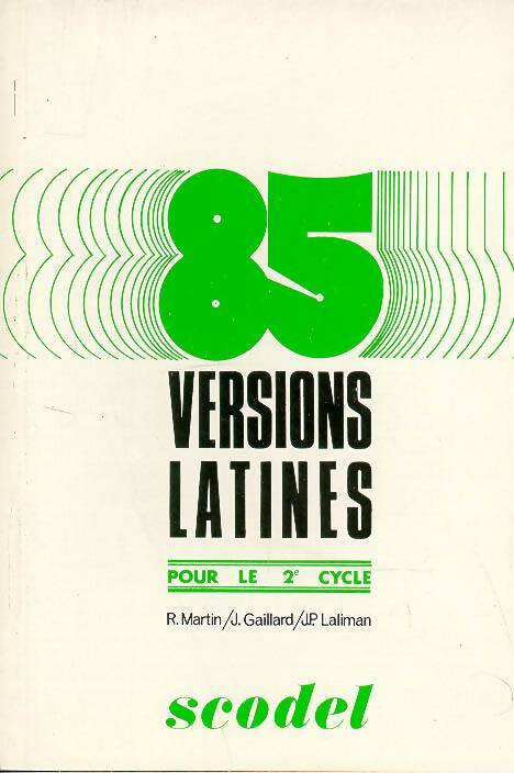 Livrenpoche : 85 versions latines élève - Couteix - Livre