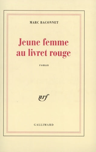 Livrenpoche : Jeune femme au livret rouge - Marc Baconnet - Livre