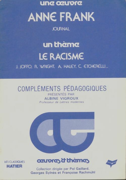 Livrenpoche : Le journal d'Anne Frank. Compléments pédagogiques - Anne Frank - Livre