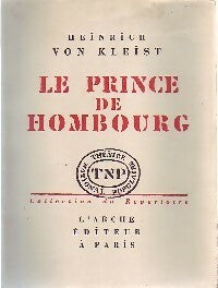 Livrenpoche : Le prince de Hombourg - Heinrich Von Kleist - Livre