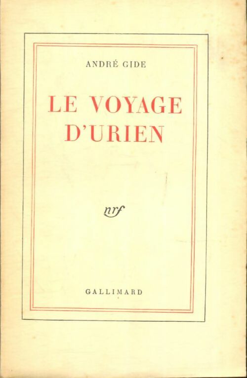 Livrenpoche : Le voyage d'Urien - André Gide - Livre