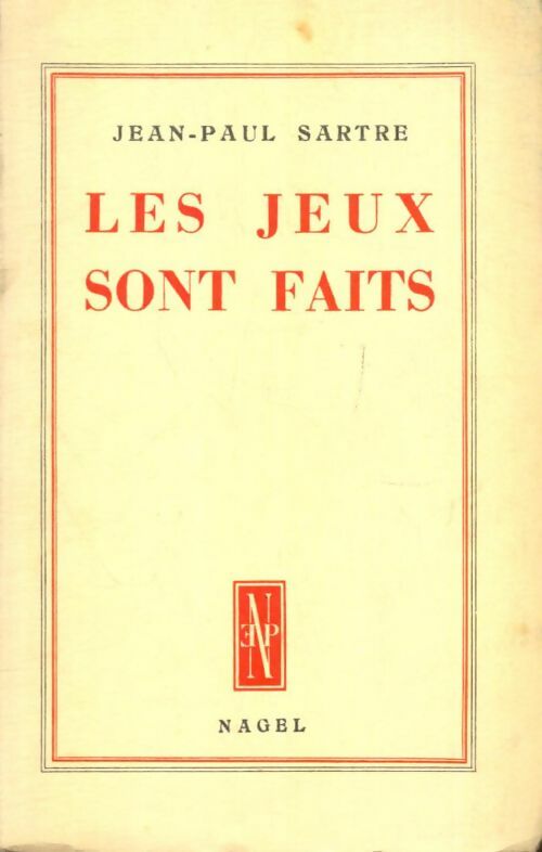 Livrenpoche : Les jeux sont faits - Jean-Paul Sartre - Livre