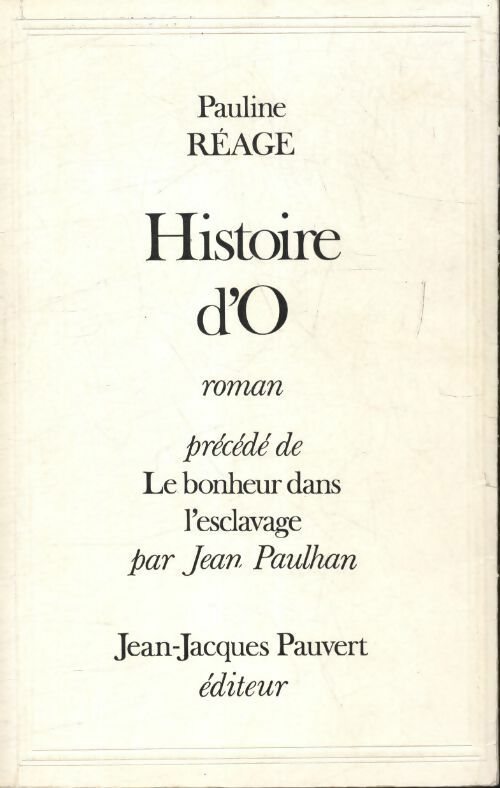 Livrenpoche : Histoire d'O - Réage - Pauline Réage - Livre