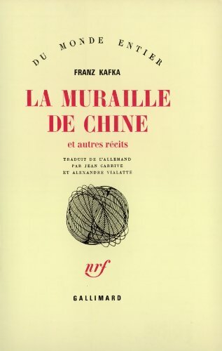 Livrenpoche : La muraille de Chine et autres récits - Franz Kafka - Livre