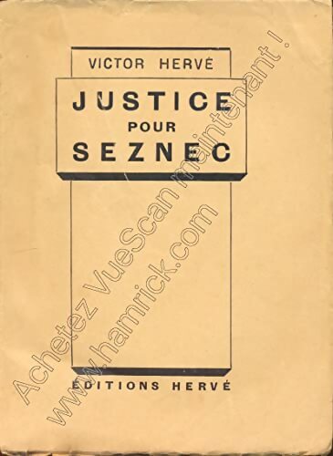 Livrenpoche : Justice pour Seznec - Victor Hervé - Livre