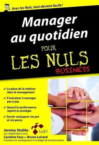 Livrenpoche : Manager au quotidien poche pour les Nuls Business - Jeremy Stubbs - Livre