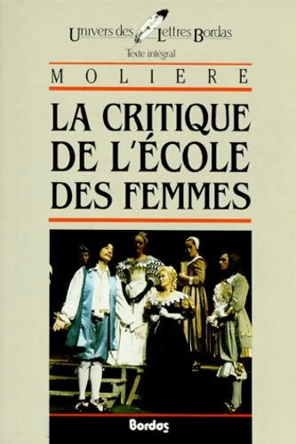 Livrenpoche : Moliere/ulb crit. Ec. Femm (ancienne edition) - Molière - Livre