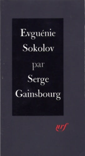 Livrenpoche : Evguenie Sokolov - Serge Gainsbourg - Livre