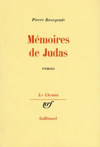 Livrenpoche : Mémoires de judas - Pierre Bourgeade - Livre