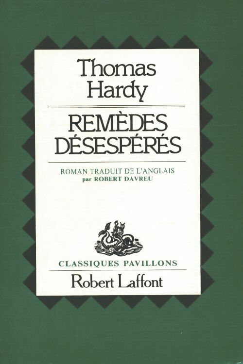 Livrenpoche : Remèdes désespérés - Thomas Hardy - Livre