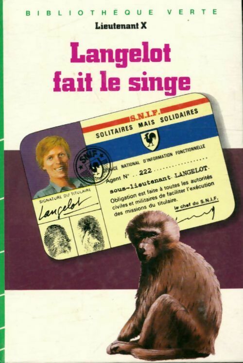 Livrenpoche : Langelot fait le singe - Lieutenant X - Livre