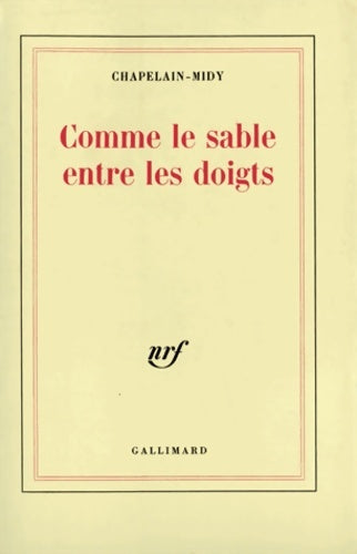 Livrenpoche : Comme le sable entre les doigts - Chapelain-midy - Livre