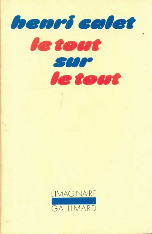 Livrenpoche : Le tout sur le tout - Henri Calet - Livre