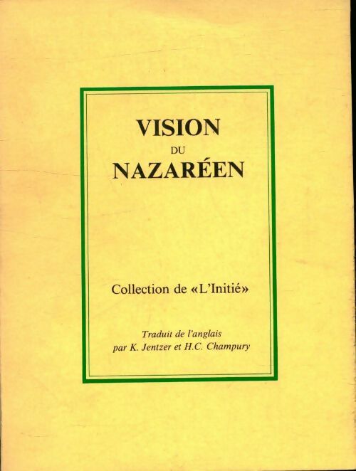 Livrenpoche : Vision du nazaréen - Inconnu - Livre
