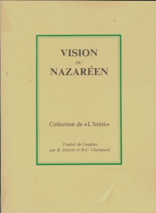 Livrenpoche : Vision du nazaréen - Inconnu - Livre