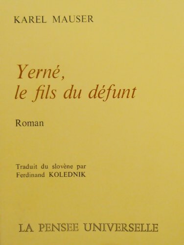 Livrenpoche : Yerné, le fils du défunt - Karel Mauser - Livre