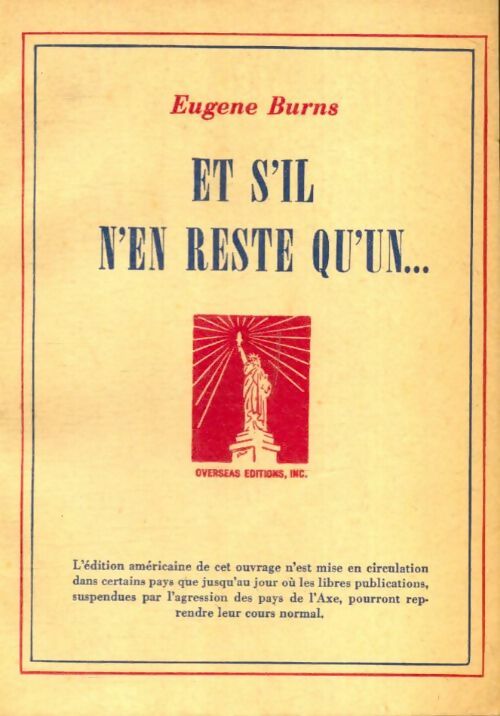 Livrenpoche : Et s'il n'en reste qu'un... - Eugene Burns - Livre