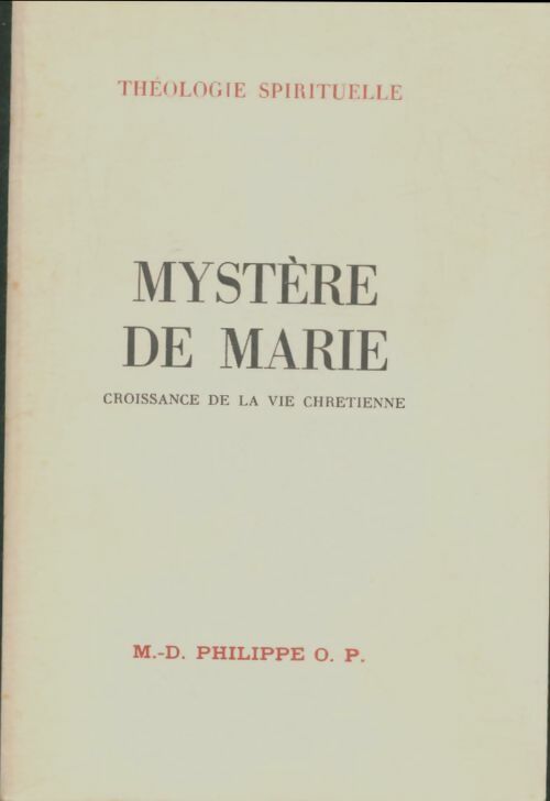 Livrenpoche : Mystère de marie - M.D Philippe - Livre
