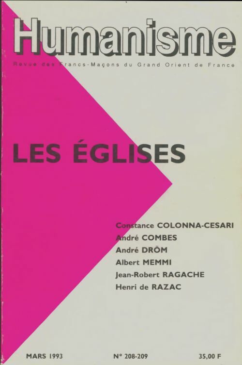 Livrenpoche : Humanisme n°208-209 : Les églises - Collectif - Livre
