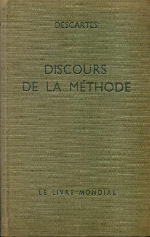 Livrenpoche : Discours de la méthode - René Descartes - Livre