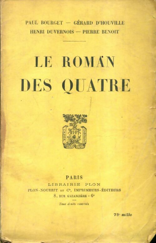 Livrenpoche : Le roman des quatre - Collectif - Livre