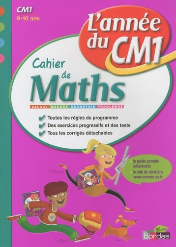 Livrenpoche : L'année du CM1 - cahier de maths - Nicole Constant - Livre