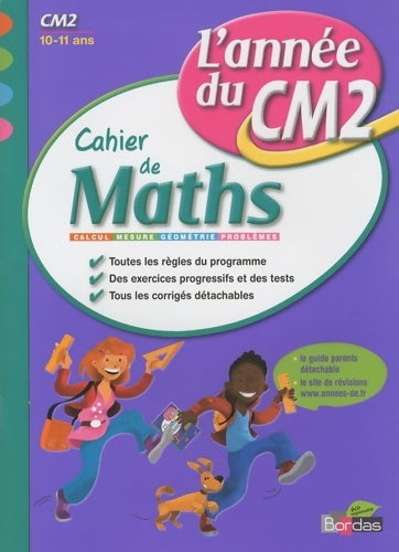 Livrenpoche : L'année du CM2 - cahier de maths - Alain Charles - Livre