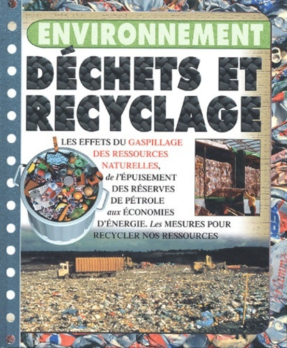 Livrenpoche : Déchets et recyclage - Steve Parker - Livre