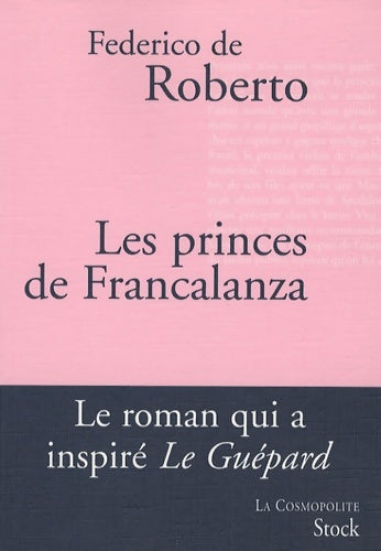 Livrenpoche : Les princes de Francalanza - Federico De Roberto - Livre