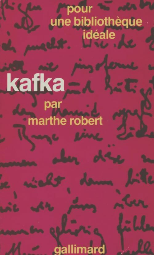 Livrenpoche : Kafka - Marthe Robert - Livre