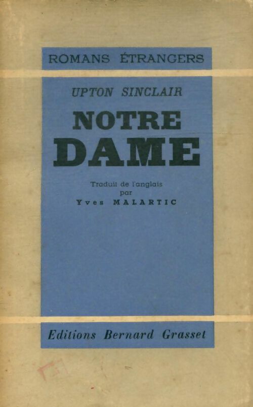 Livrenpoche : Notre dame - Upton Sinclair - Livre