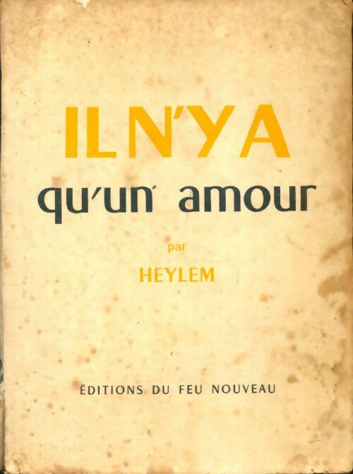 Livrenpoche : Il n'y a qu'un amour - Heylem - Livre