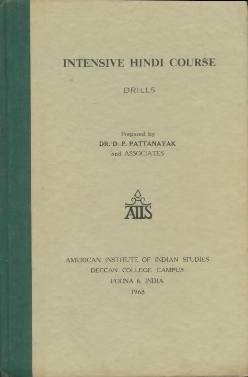 Livrenpoche : Intensive hindi course - D.P. Pattanayak - Livre
