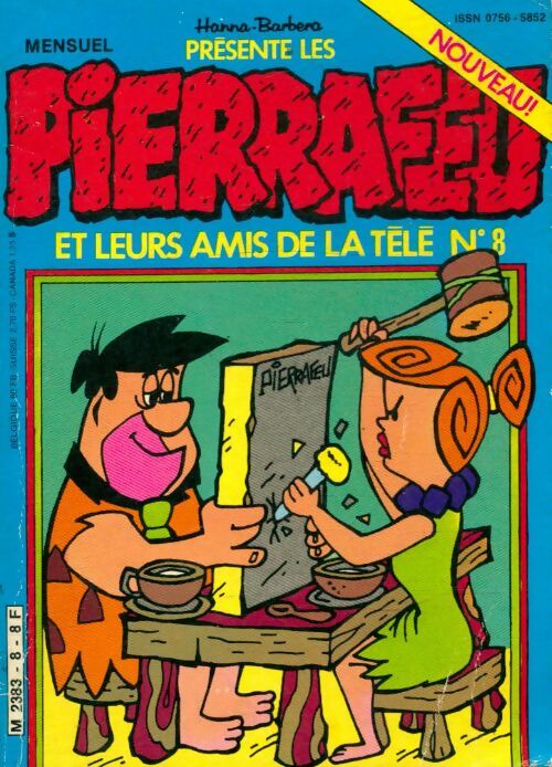 Livrenpoche : Les Pierrafeu et leurs amis de la télé n°8 - Collectif - Livre