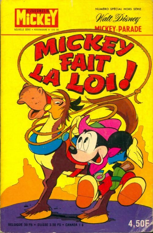 Livrenpoche : Le journal de Mickey / Mickey Parade - spécial Hors série n°1293 - Collectif - Livre