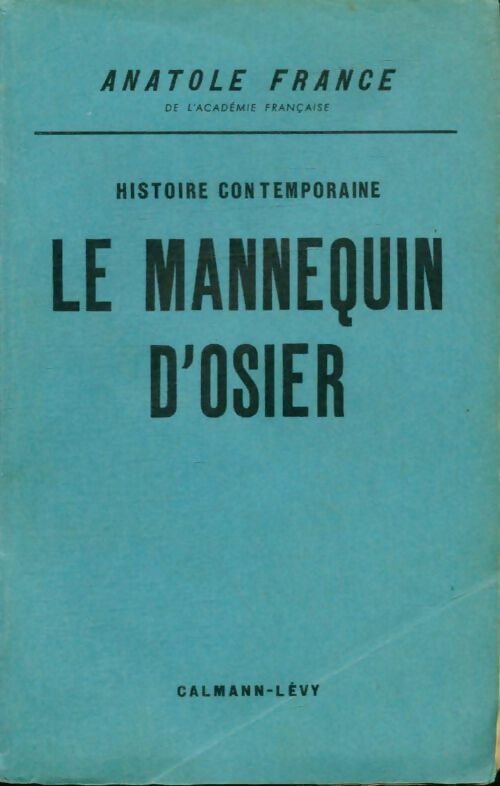 Livrenpoche : Le mannequin d'osier  - Anatole France - Livre