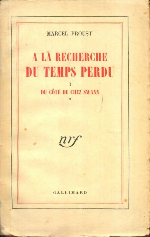 Livrenpoche : À la recherche du temps perdu Tome I : Du côté de chez Swann Tome I - Marcel Proust - Livre