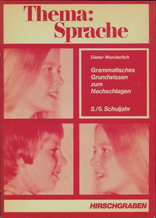 Livrenpoche : Thema ; sprache - Dietr Wunderlich - Livre