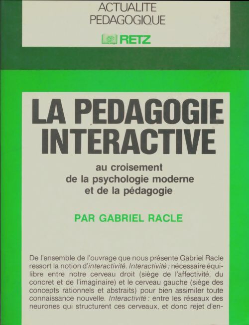 Livrenpoche : La pédagogie interactive - Gabriel Racle - Livre