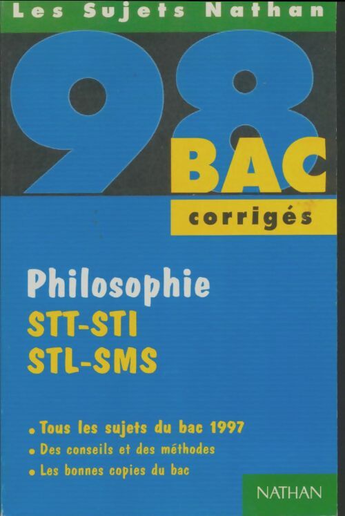 Livrenpoche : Philosophie STT, STI, STL, SMS - Josianne Leborgne-Papazian - Livre