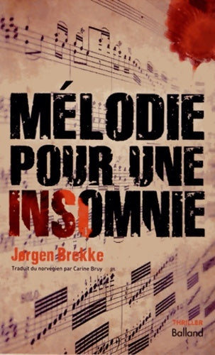 Livrenpoche : Mélodie pour une insomnie - Jorgen Brekke - Livre
