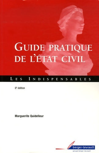 Livrenpoche : Guide pratique de l'état civil - Marguerite Quidelleur - Livre