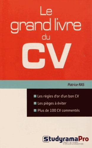 Livrenpoche : Le grand livre du CV - Patrice Ras - Livre