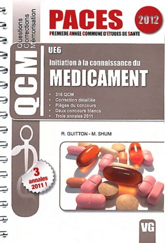 Livrenpoche : Initiation à la connaissance du médicament UE6 - Romain Guitton - Livre