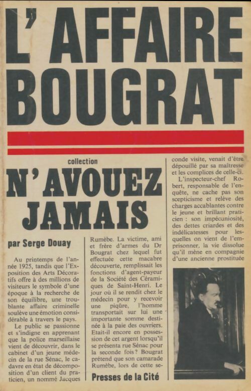 Livrenpoche : L'affaire Bougrat - Serge Douay - Livre