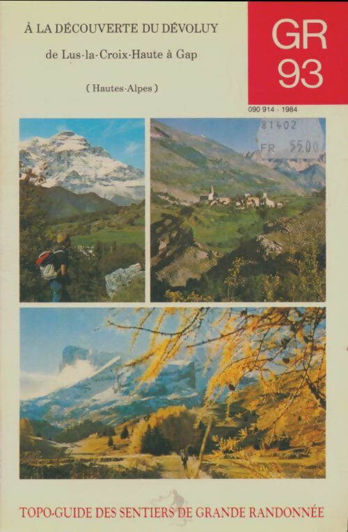 Livrenpoche : A la découverte du Dévoluy GR 93 - Collectif - Livre