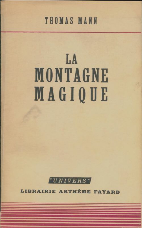 Livrenpoche : La montagne magique - Thomas Mann - Livre