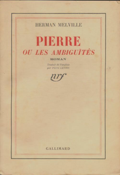 Livrenpoche : Pierre ou les ambiguïtés - Herman Melville - Livre