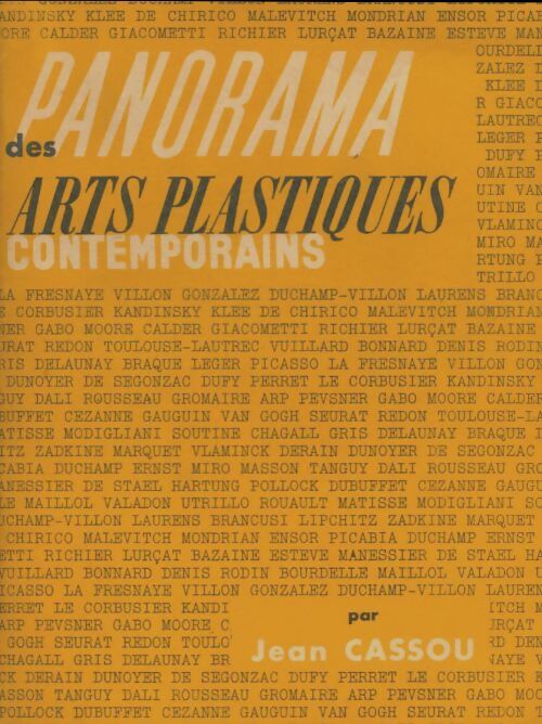 Livrenpoche : Panorama des arts plastiques contemporains - Jean Cassou - Livre