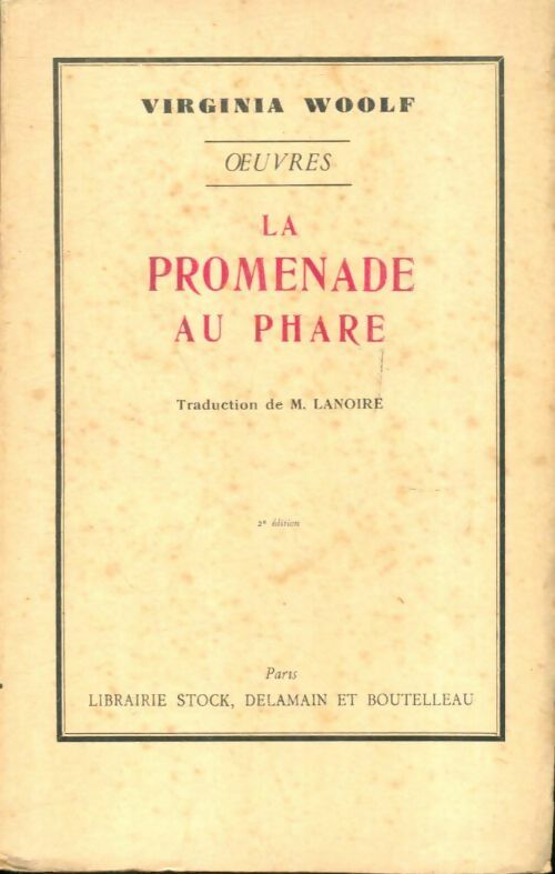 Livrenpoche : La promenade au phare - Virginia Woolf - Livre